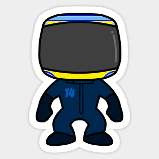 Fernando Alonso Custom Bobblehead - 2021 Season Sticker